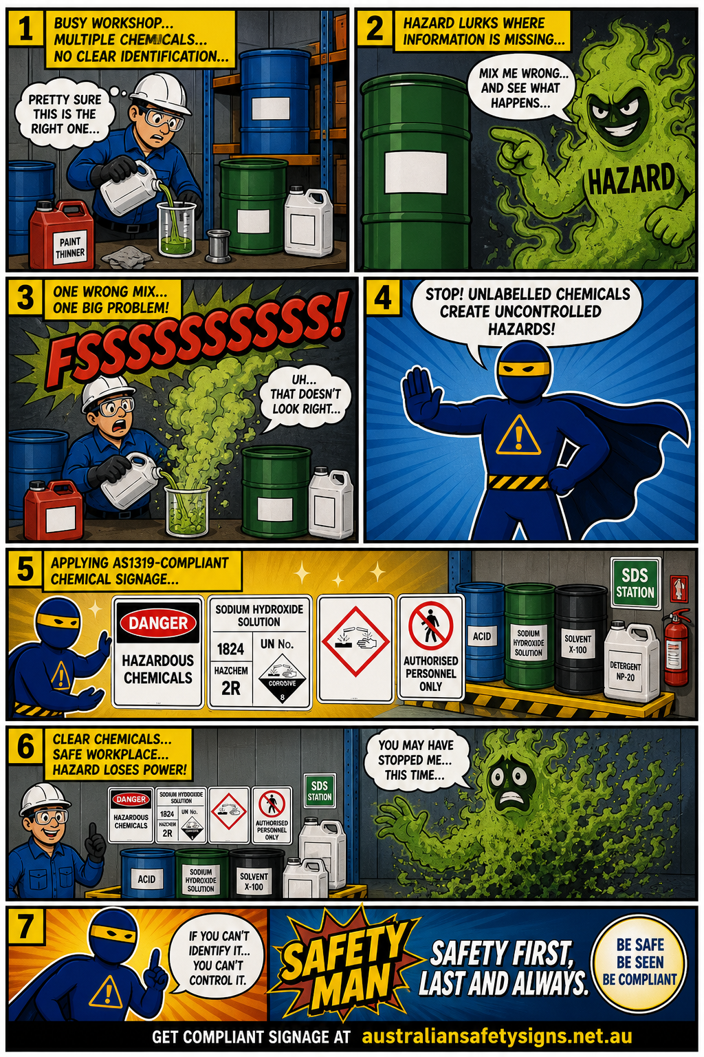 SafetyMan - Chemical Chaos