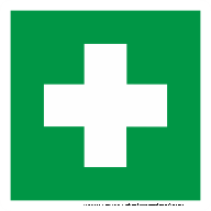 First Aid Safety Sticker