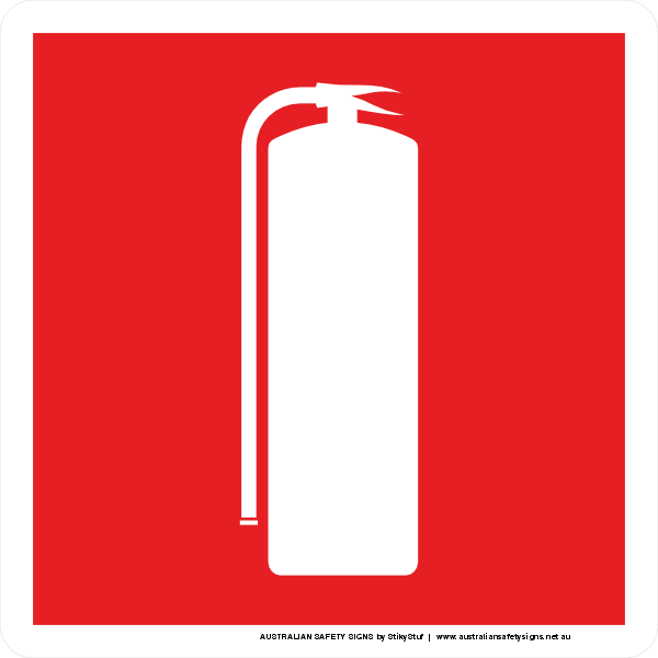 Fire Extinguisher Safety Sticker