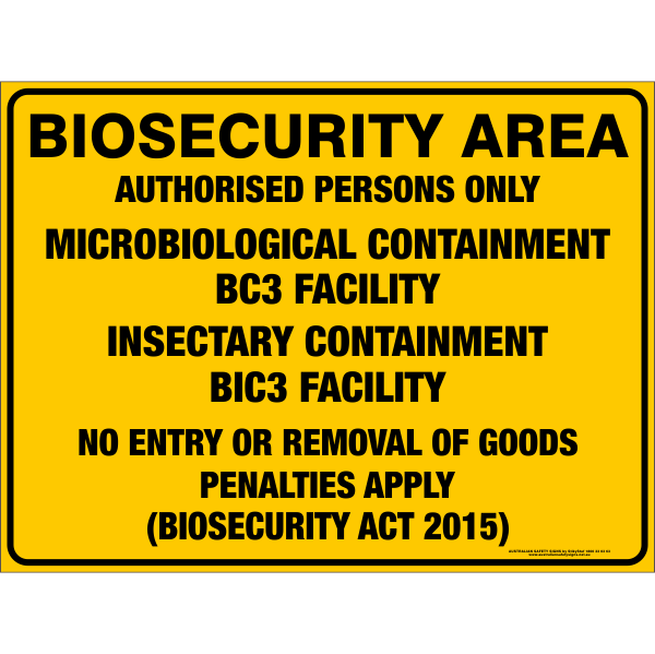 BIOSECURITY AREA - MICROBIOLOGICAL CONTAINMENT BC3 FACILITY / INSECTARY CONTAINMENT BIC3 FACILITY