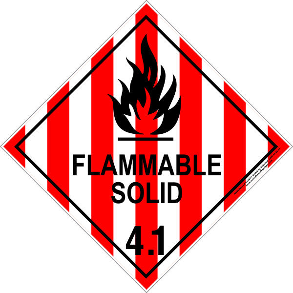 CLASS 4 - FLAMMABLE SOLID 4.1