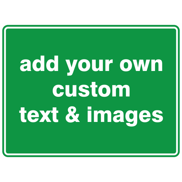 Custom Emergency Safety Sign Template