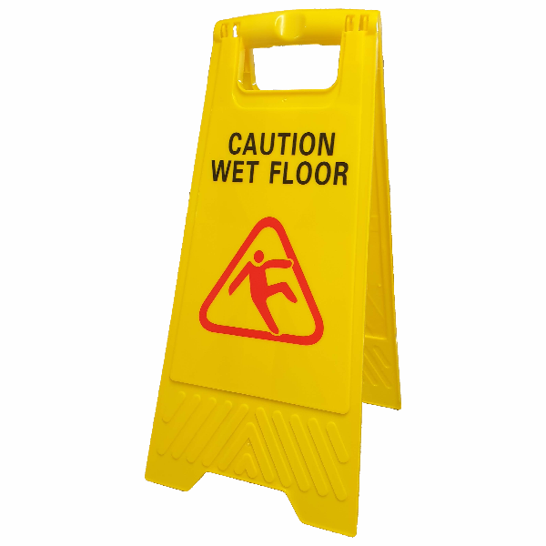 Caution - Wet Floor Safety A-Frame Floor Sign