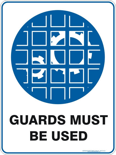 GUARDS MUST BE USED