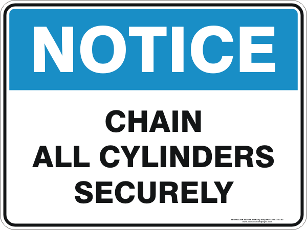 CHAIN ALL CYLINDERS SECURELY