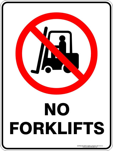 NO FORKLIFTS