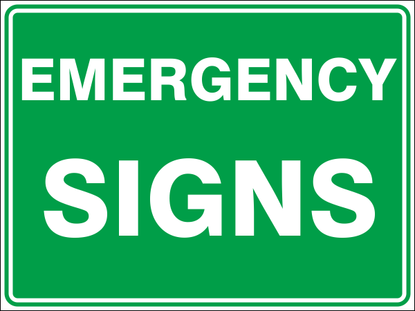 Emergency Signs
