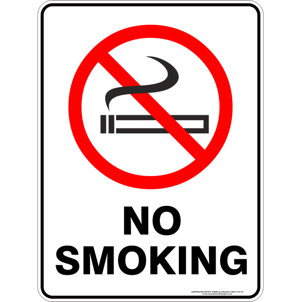 No Smoking Signs