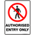 Prohibition Signs