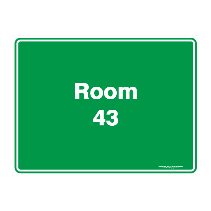Custom Text Emergency Sign