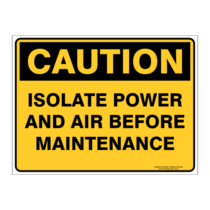 Custom Text Caution Sign