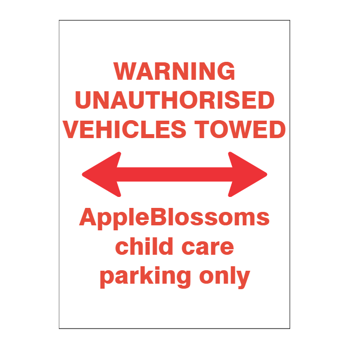 Custom Text Sign Portrait