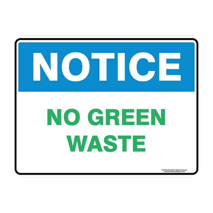 NOTICE CUSTOM TEXT SIGN