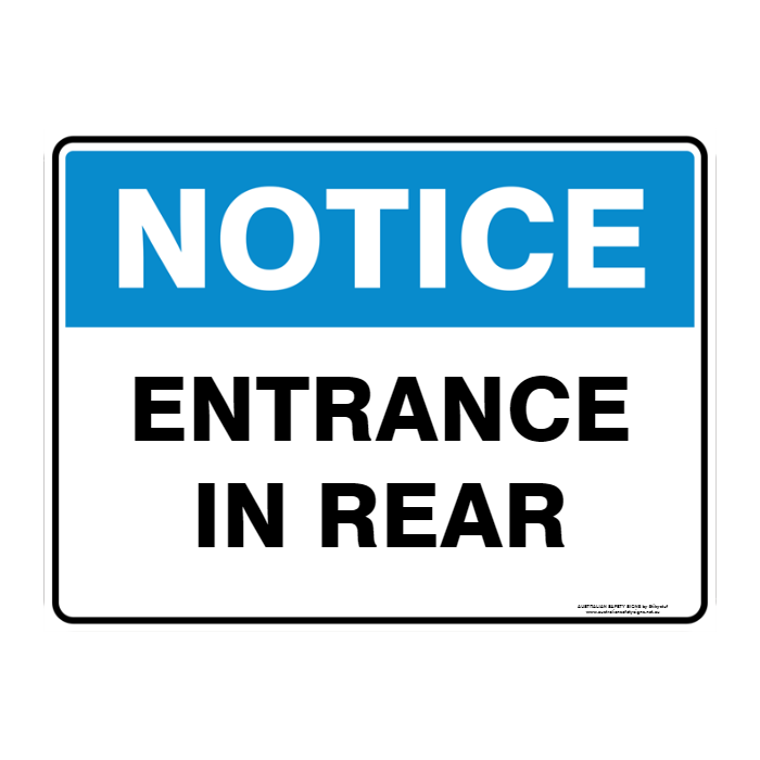 NOTICE CUSTOM TEXT SIGN