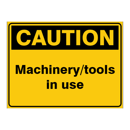 Custom Text Caution Sign