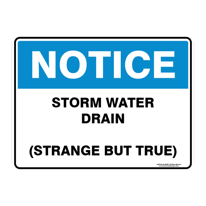NOTICE CUSTOM TEXT SIGN