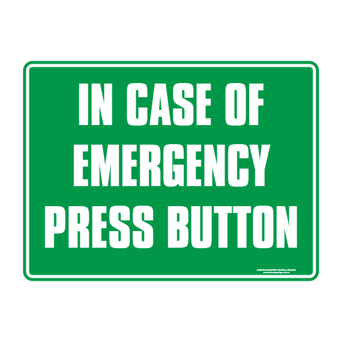 Custom Text Emergency Sign