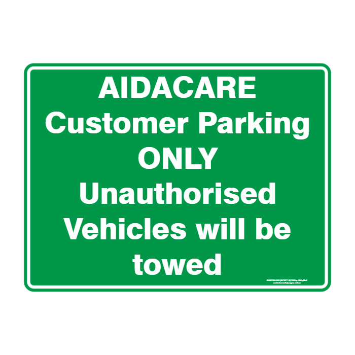 Custom Text Emergency Sign