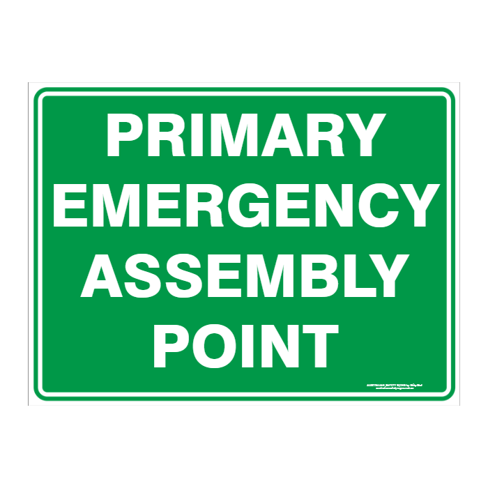 Custom Text Emergency Sign