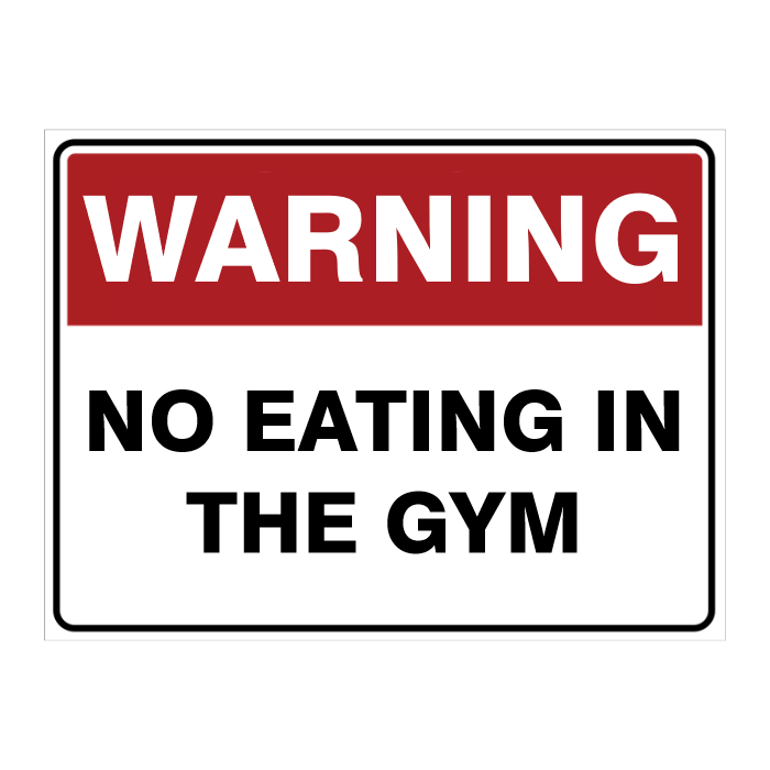 Custom Text Restricted Area Sign