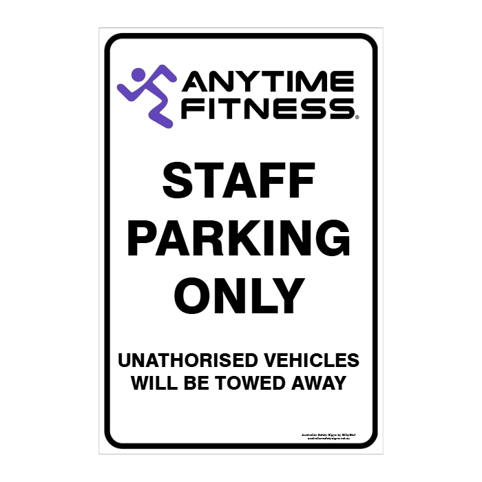 CUSTOM PARKING SIGN