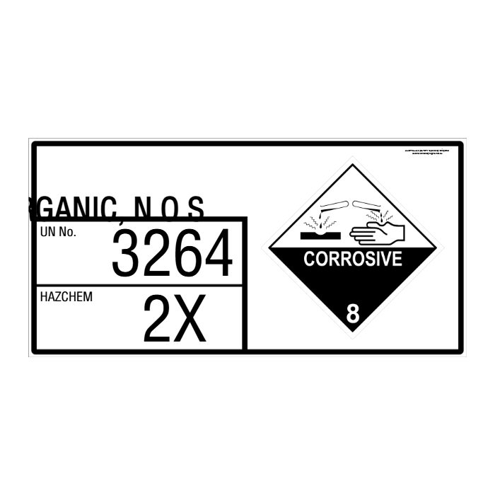 CUSTOM - EMERGENCY INFORMATION PANEL - FOR STORAGE