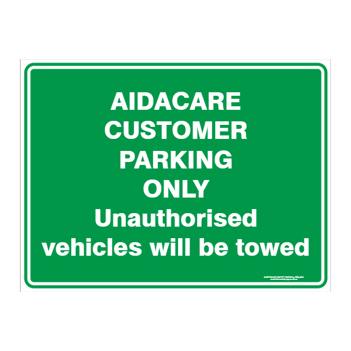 Custom Text Emergency Sign