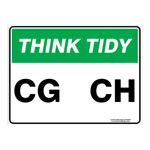 Custom Text Housekeeping Sign