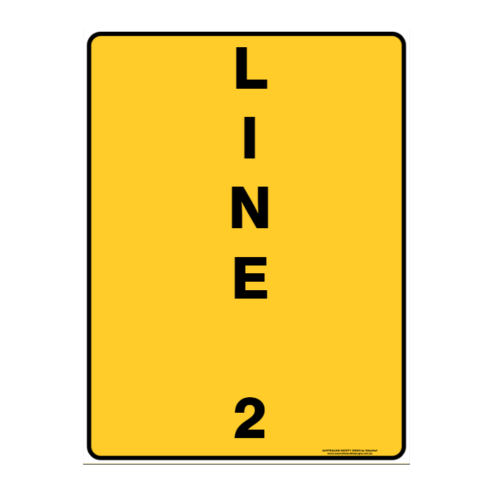 Warning Custom Text Sign