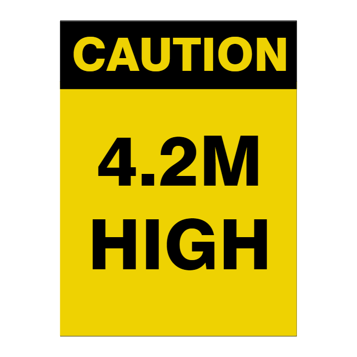 Custom Text Sign Portrait