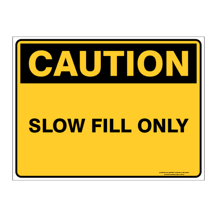 Custom Text Caution Sign