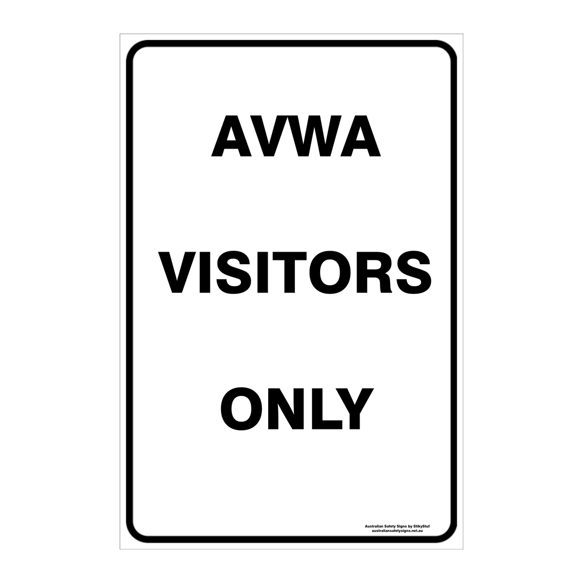 CUSTOM PARKING SIGN