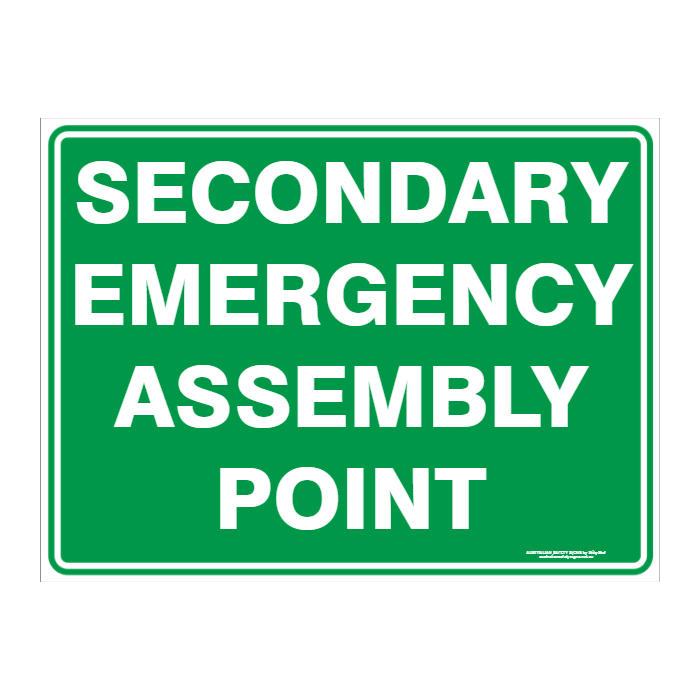 Custom Text Emergency Sign