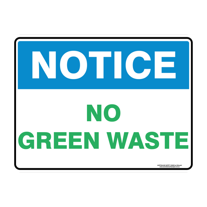 NOTICE CUSTOM TEXT SIGN