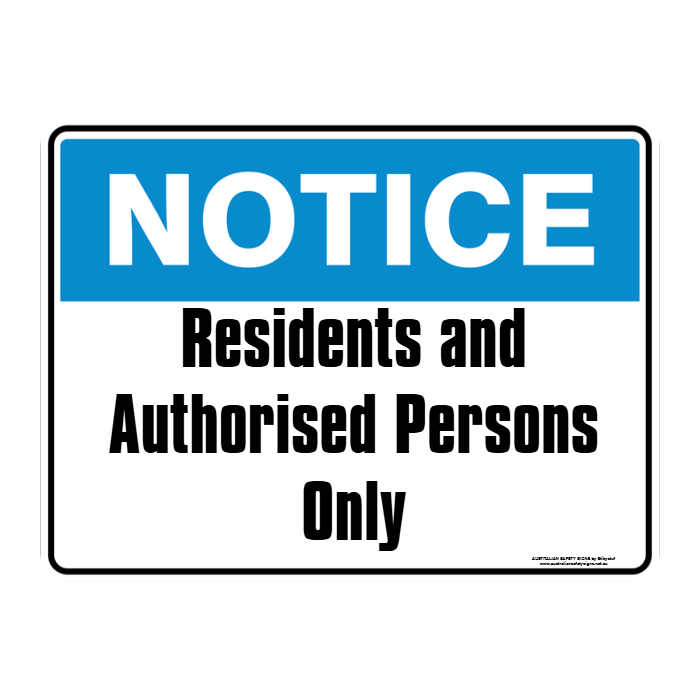 NOTICE CUSTOM TEXT SIGN
