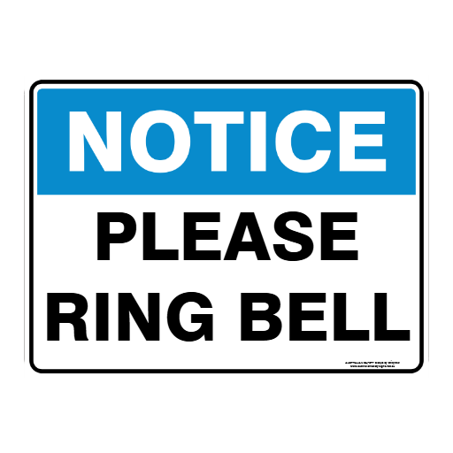 NOTICE CUSTOM TEXT SIGN