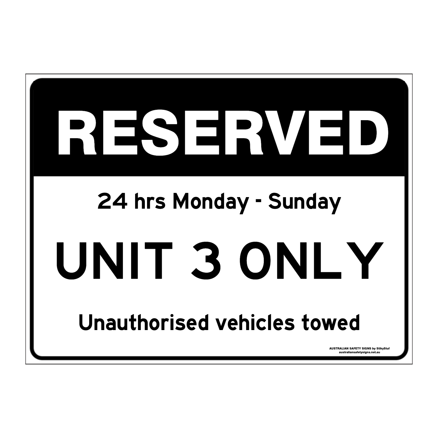 Custom general sign