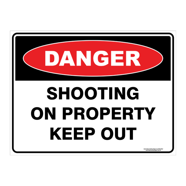 Danger Custom Text Sign - Australian Safety Signs