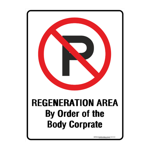 Custom Prohibition Sign - Australian Safety Signs