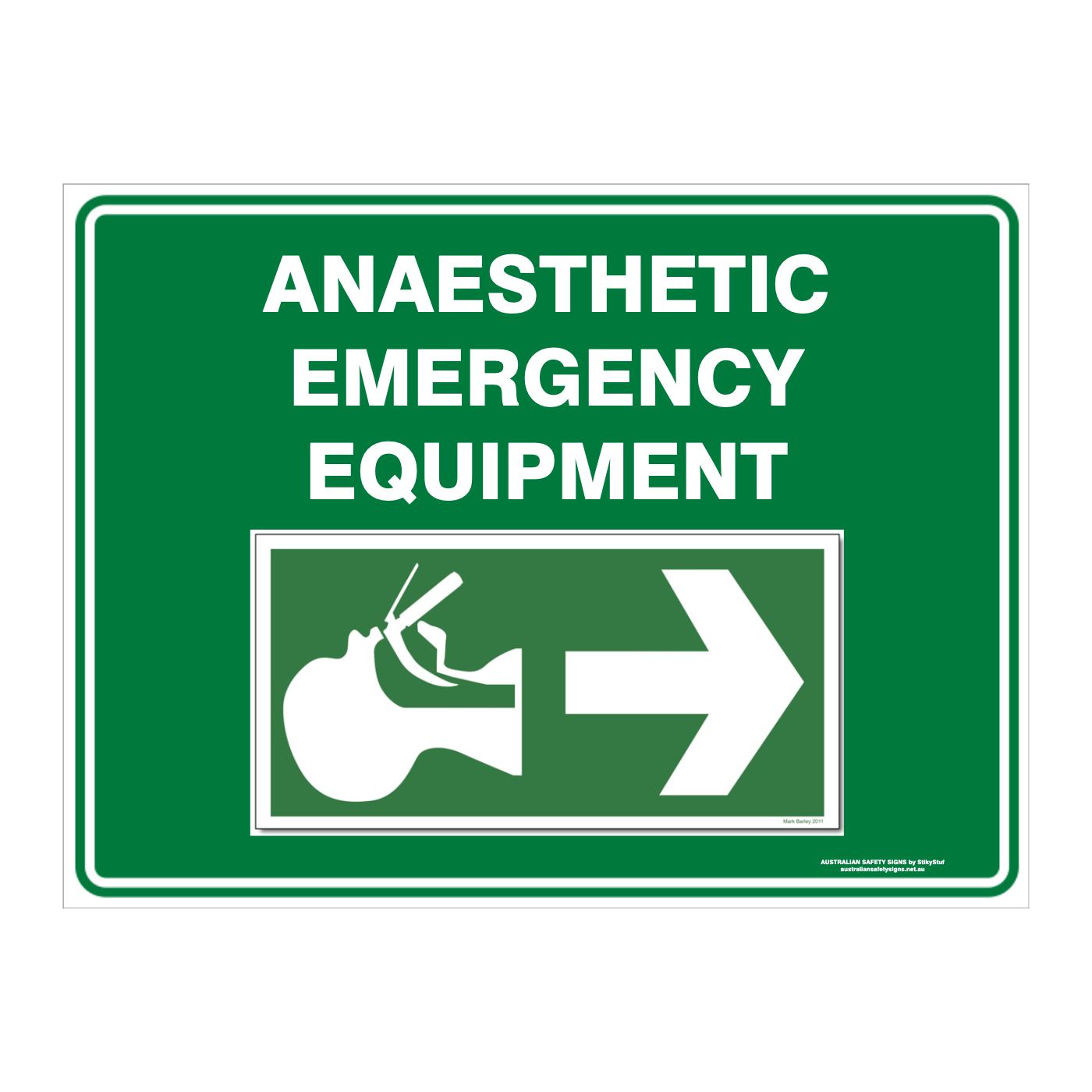 Custom Text Emergency Sign