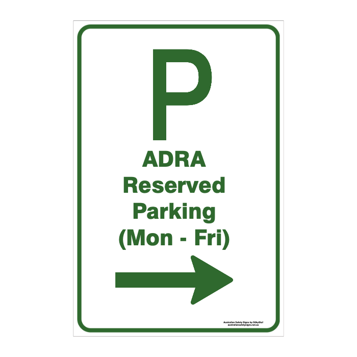 CUSTOM PARKING SIGN
