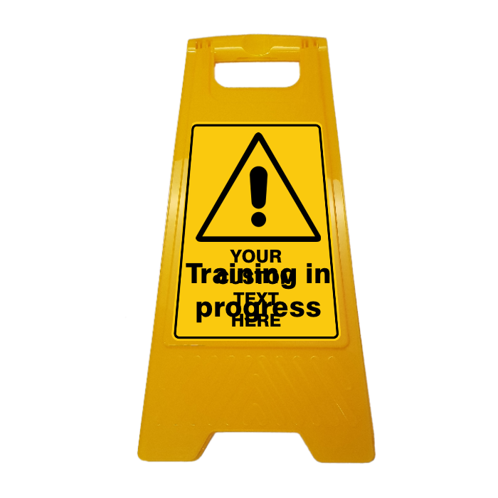 New CUSTOM Your Text Here A-Frame Floor Stand
