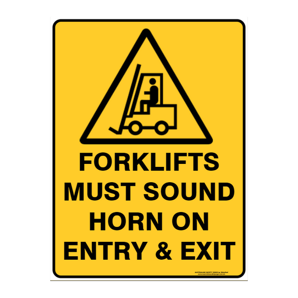 Warning Custom Text Sign - Australian Safety Signs