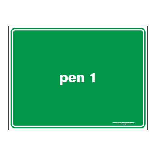 Custom general sign