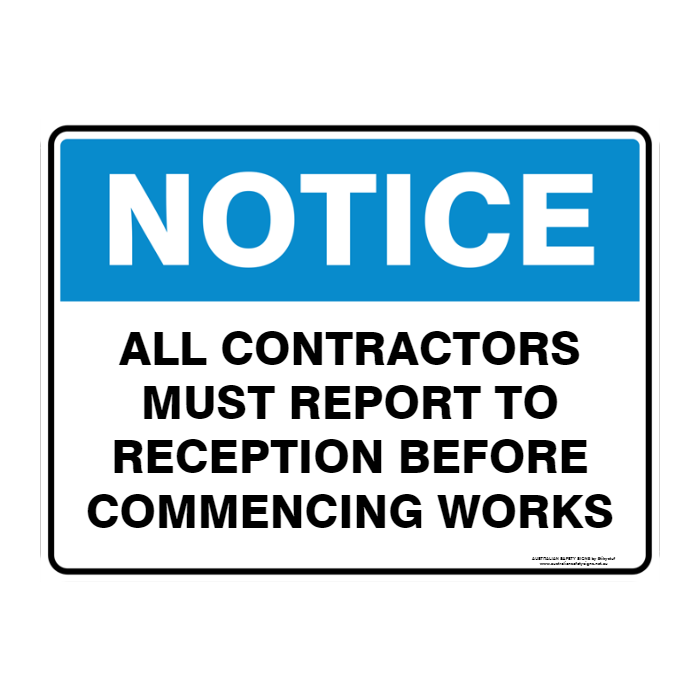 NOTICE CUSTOM TEXT SIGN
