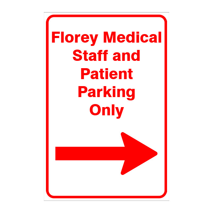 CUSTOM PARKING SIGN