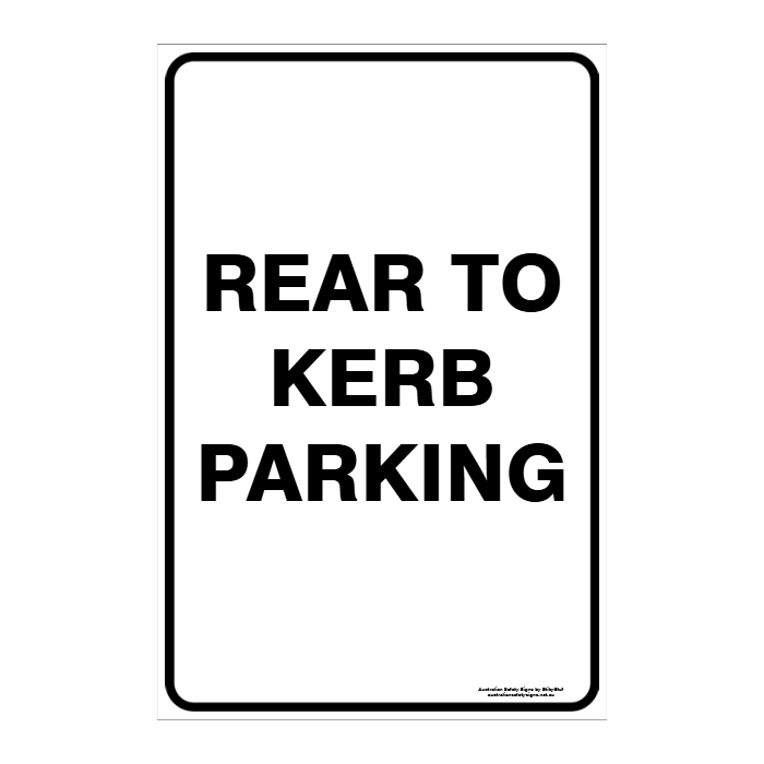 CUSTOM PARKING SIGN
