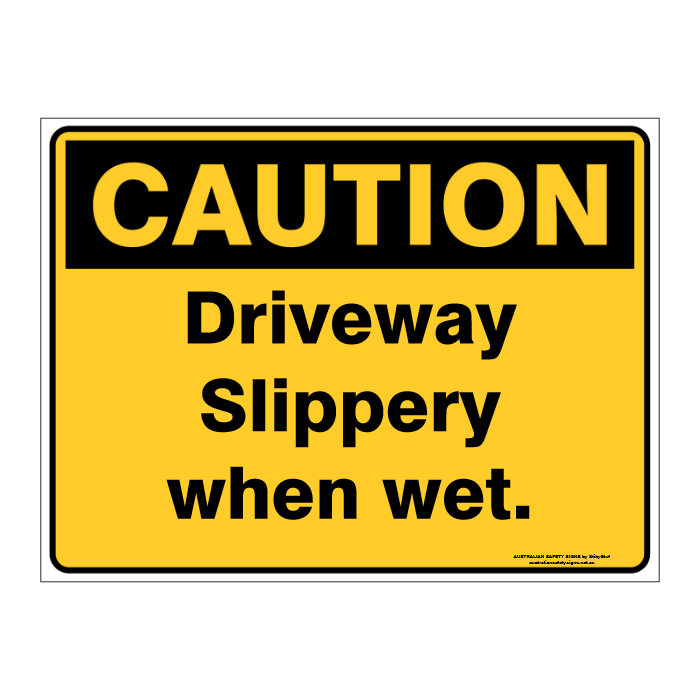 Custom Text Caution Sign