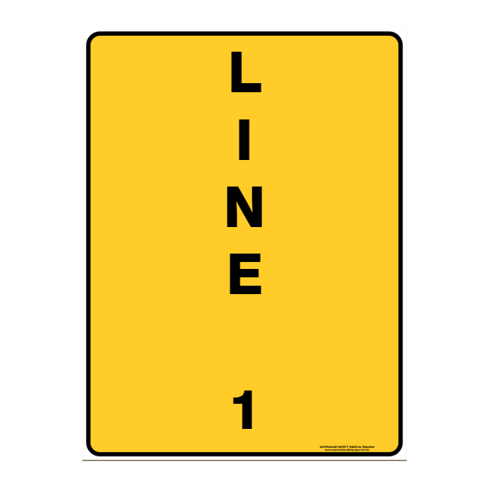Warning Custom Text Sign