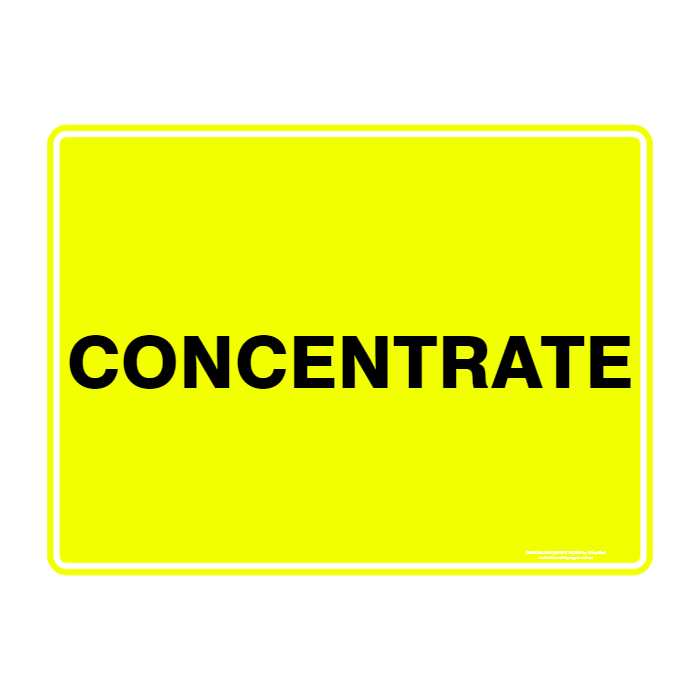 Custom Text Emergency Sign